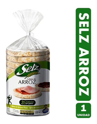 Galletas De Arroz Selz, De Arcor - (paquete De 100 Gramos)