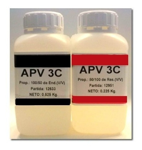La Mejor Resina Epoxi Cristal Vidrio Líquido Apv 3c X 640 Gr