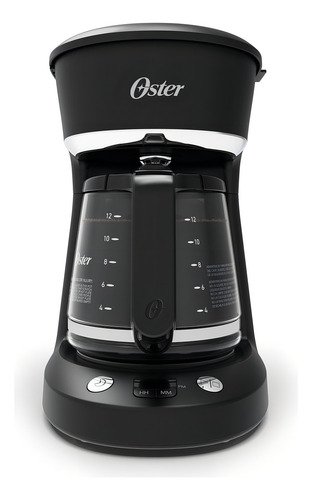 Oster® Cafetera Programable 12 Tazas Negra Bvstdcp12b