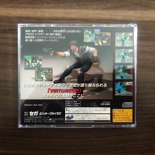 Virtua Cop Sega Saturn Original (jpn) (Usado)
