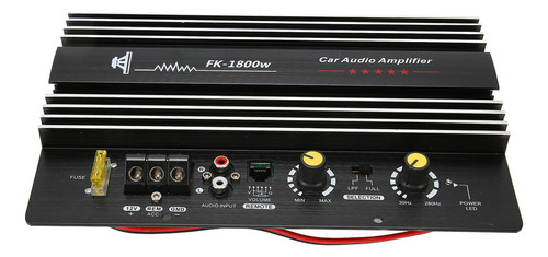 Amplificador Automotriz De Audio Estéreo Para Automóvil De 1