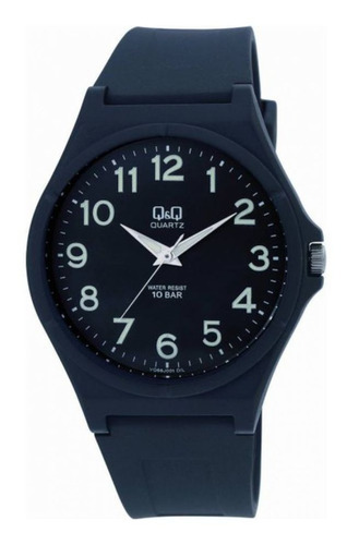 Reloj Hombre Q&q Vq66j005y Color de la correa Negro
