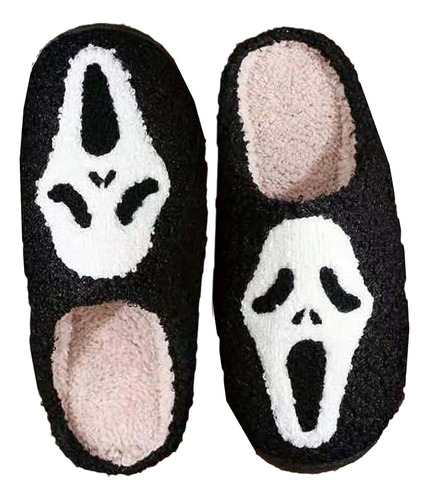 Zapatillas Antideslizantes Calavera Halloween Hombre Y Mujer