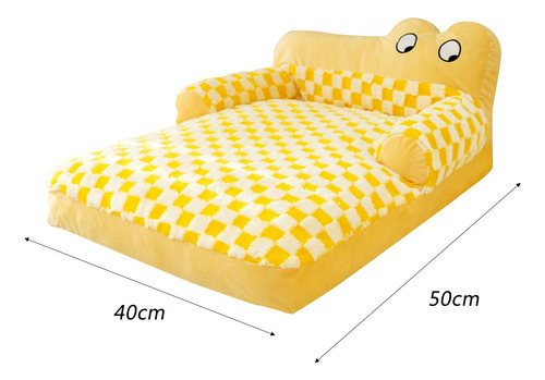 Sofá De Felpa Para Perro, Cama De Gato Lavable 50cmx40cm