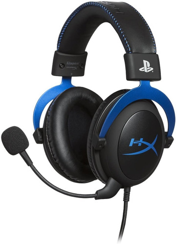 Auricular Gamer Hyperx Cloud 3.5mm 4 Polos Ps4 Blue 