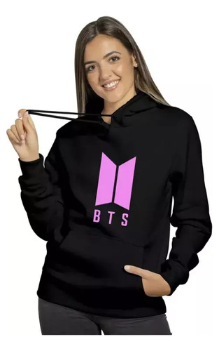 Buzo Canguro Personalizado Bts Excelente Calidad Infantil