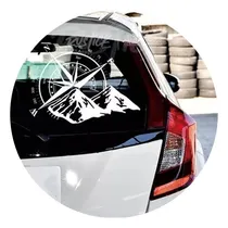 Comprar Set 2 Calcos Off Road Brujula Montañas 4x4 Ploteo Camionetas