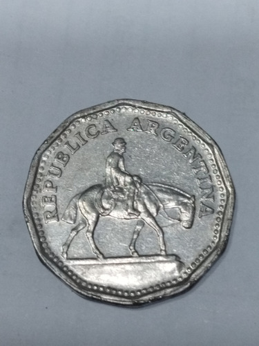 Moneda Argentina El Resero $ 10 Pesos 1965 (Usado)