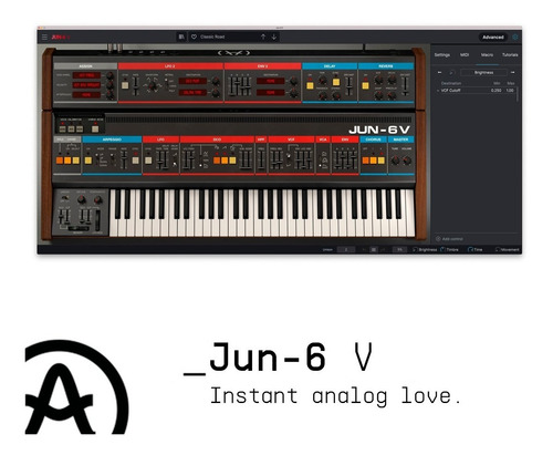 Imagen 1 de 7 de Software Arturia Jun-6 V Licencia Oficial Original Cuotas