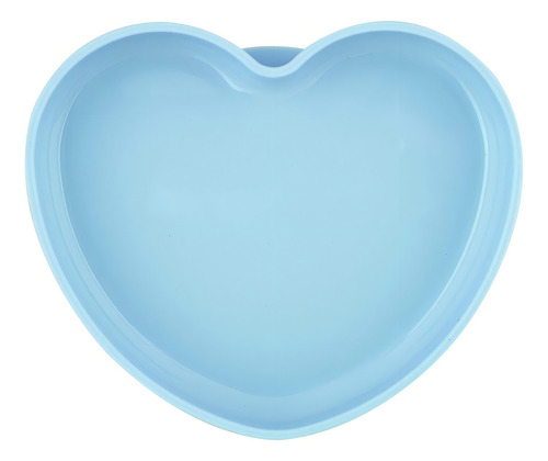Placa de silicone azul com ventosa Chicco Easy Plate 102172 Cor azul claro Easy Menu