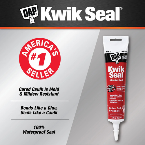 Dap Kwik Seal Blanco 5.5 Oz Sellador Acrílico Adhesivo