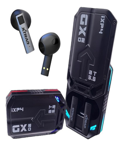 Fone De Ouvido Gamer Touch Bluetooth 5.3 Wireless - Preto