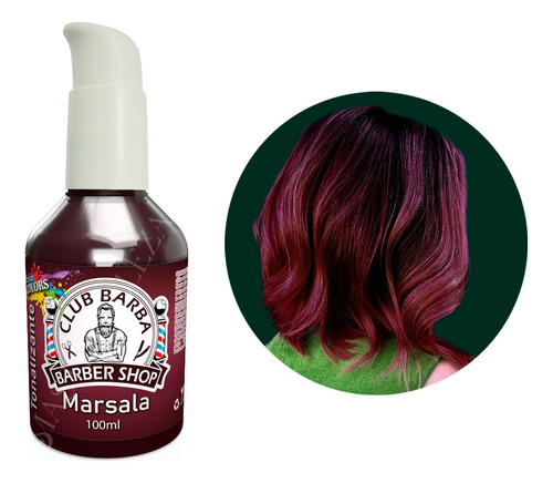 Tonalizante Para Cabelo Club Barba Biotchelly Marsala 100ml