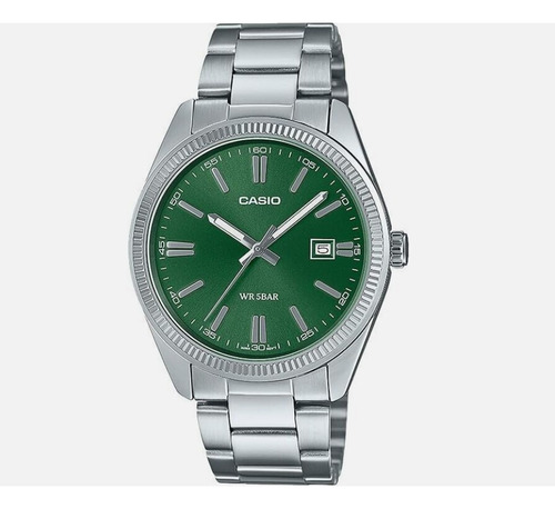 Reloj Casio Mtp-1302d-3ajf Para Caballero, Plateado