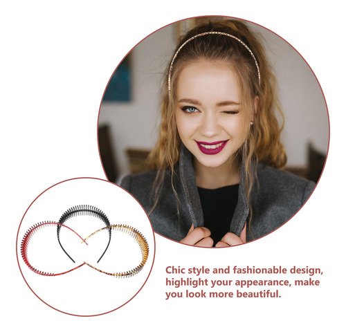 3 Diademas De Estilo Simple Para Mujer, Diademas Duraderas P