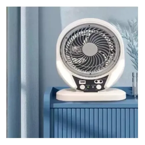 Ventilador Panel Solar Recargable Bajo Consumo Energetico