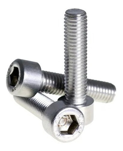 20 Unidades Tornillo M4 X8mm Inox Allen Cabeza Cilíndrica