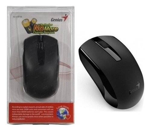 Mouse Inalámbrico Recargable Genius Wireless Nunca Mas Pilas