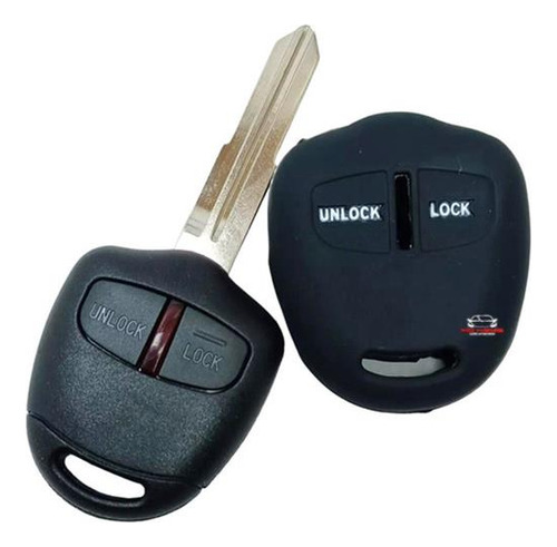 ` Funda Y Silicona For Llave Remota Mitsubishi L200