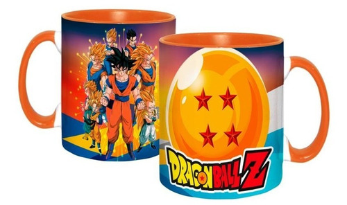 Recuerdo Fiesta Infantil Taza Personalizada Goku Dragon Ball