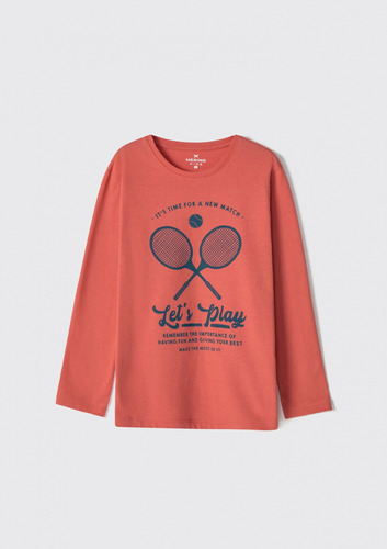 Camiseta Infantil Con Estampada - 5ch7