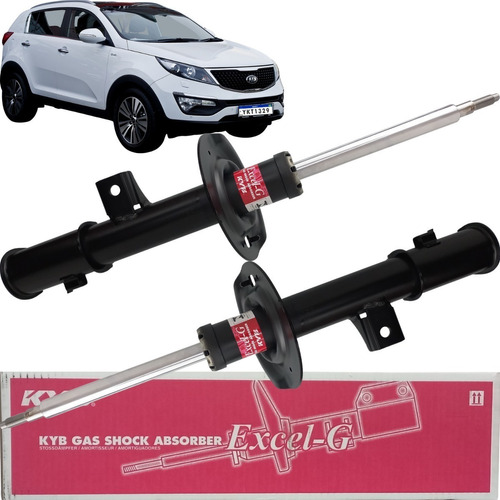 Par De Amortecedor Dianteiro Kyb Excel-g Gás Ix35 Sportage