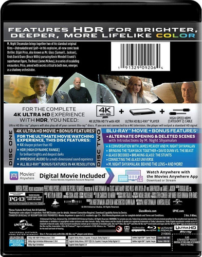 Película Glass Uhd 4k + Bluray