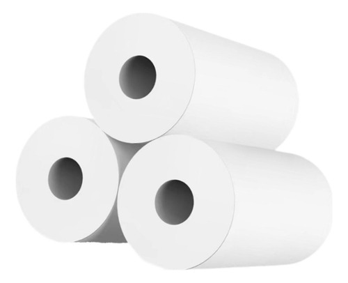 Papel Para 2 Impresoras, 25 X 57 Mm, Antiarañazos, Blanco Té