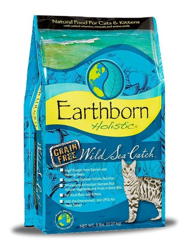 Earthborn Holistic Para Gatos Wild Sea Catch 6.3 Kg