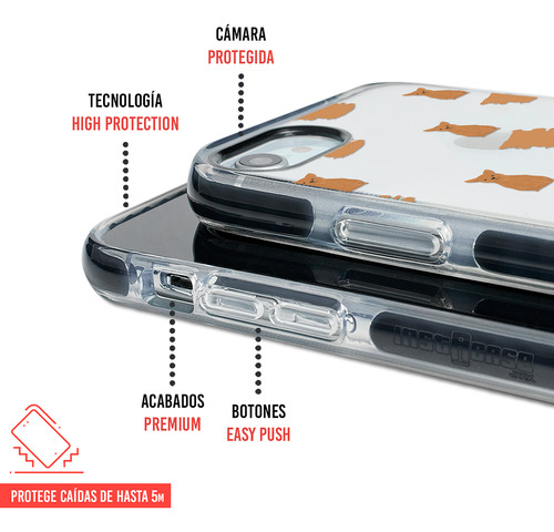 Funda Para iPhone Mujer Perro Chihuahua Manchas Tu Nombre