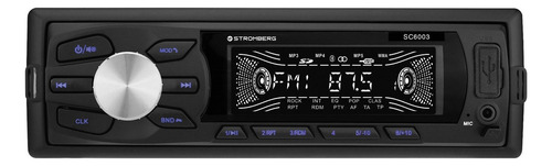 Estéreo para auto Stromberg SC-6003 con USB, bluetooth y lector de tarjeta SD