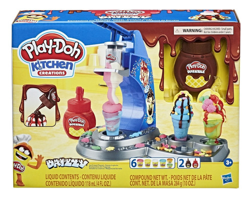 Masa Play-doh Kitchen Set De Heladería Frappes Creativo