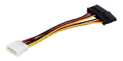 Imagem 5 de 9 de Adaptador Cabo Energia 4 Pinos Alimentação Ide X Dual Sata