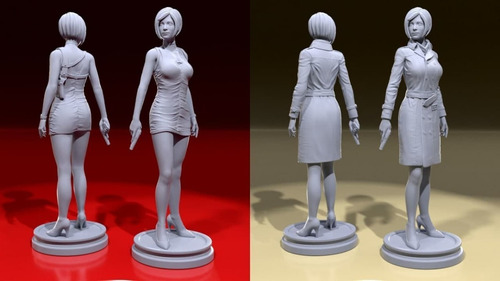 Archivo Stl Impresión 3d - Resident Evil - Ada Wong 2 Ver