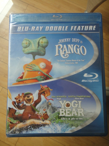 Rango (deep) + Oso Yogi Blu Ray Sellado Usa