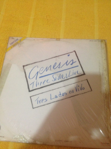  Genesis Three Side Live Album Doble Discos De Vinil 