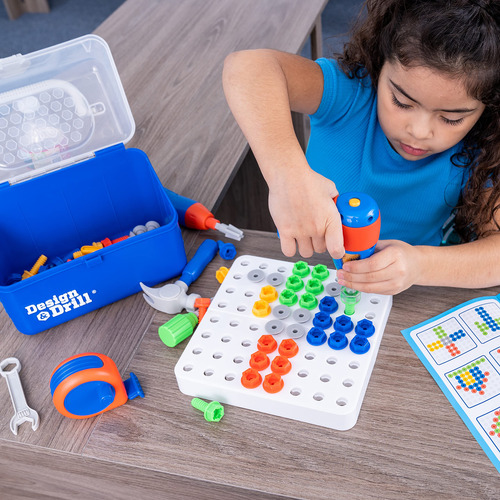 Caja De Herramientas De Diseño Y Perforación De Toy Educatio
