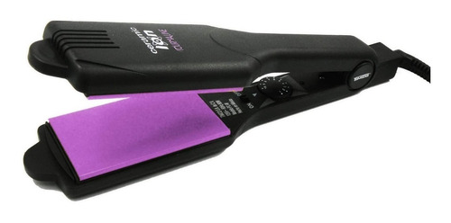 Imagen 1 de 3 de Plancha de cabello Timco Cer + Iones PW-C negra 125V