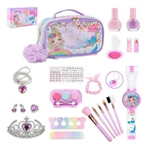 Comprar Juguetes De Maquillaje Para Niñas Real Lavable De Belleza,Juegos De Maquillaje Lavables No Tóxicos,Juego De Belleza Para Ninas,Kit Maquillaje Niñas