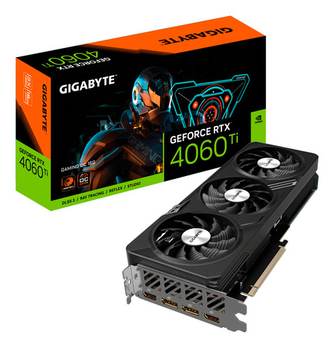 Placa De Vídeo Gigabyte Geforce Rtx 4060 Ti Gaming Oc 16g