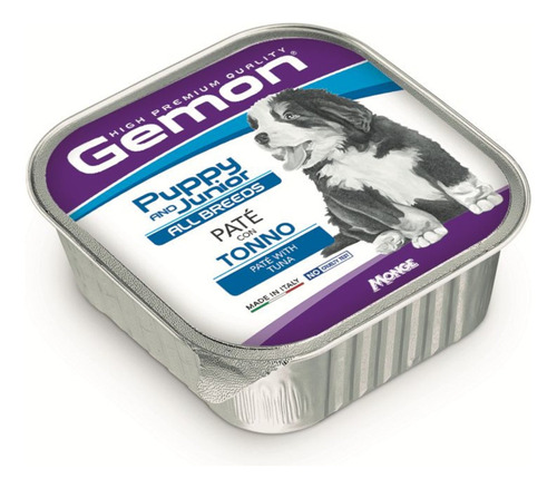 Paté Perro Gemon - Puppy & Junior (tuna) 150gr