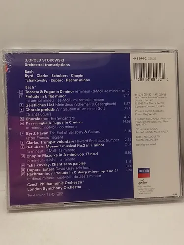 Bach/ Stokowski Toccata & Fugue Cd Nuevo