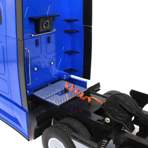 Caminhão De Controle Remoto 1/16 Freightliner Cascadia Cor Azul