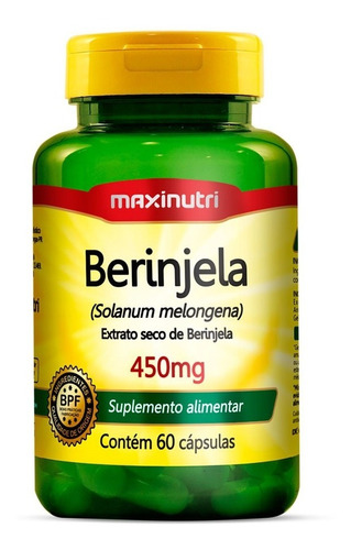 Berinjela 450mg Em Cápsulas  - Emagrecimento