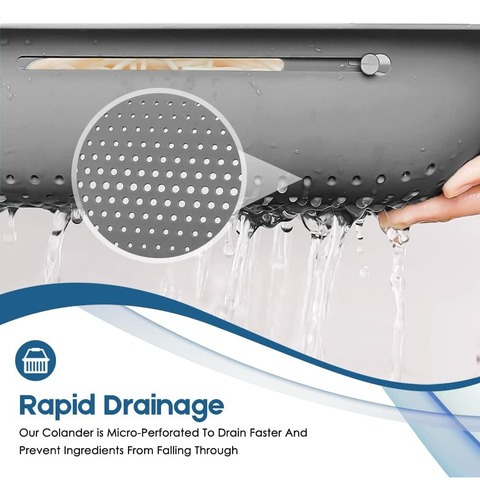 Colador Plegable Y Extensible Para La Cocina, Para Frutas, V