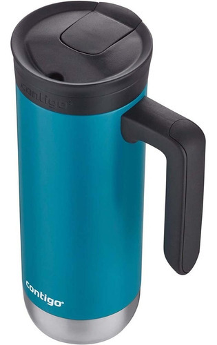 Termo Taza De Viaje Aislada Al Vacío Snapseal 20oz Contigo Color Juniper
