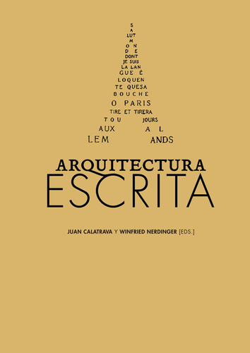 Arquitectura Escrita, Aa.vv., Círculo De Bellas Artes
