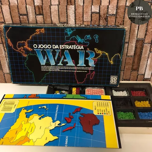 Brinquedos Antigos: Jogo War da Grow anos 80