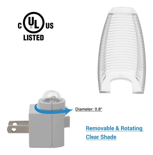 Dewenwils Enchufe En La Luz De Noche Led Con Interruptor,...