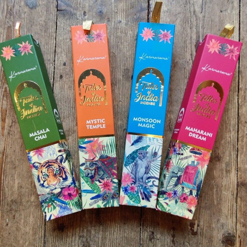 Imagen 7 de 9 de Sahumerios Tales Of India Karmaroma X 4 Unid Hecho En India